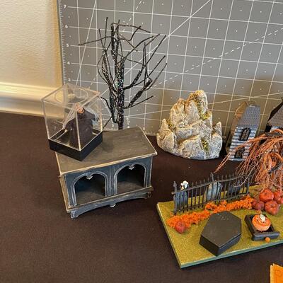 #99 Collection of Doll House Miniatures - Halloween Theme