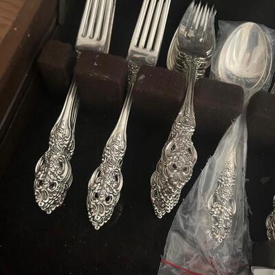 #100 Reed & Barton Sterling Silver Service for 12 "Vienna" 
