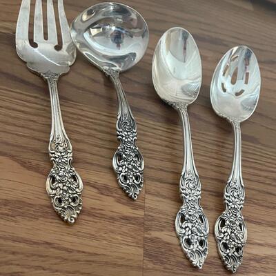 #101 Reed & Barton Sterling Silver 4-"Vienna" Serving Pieces