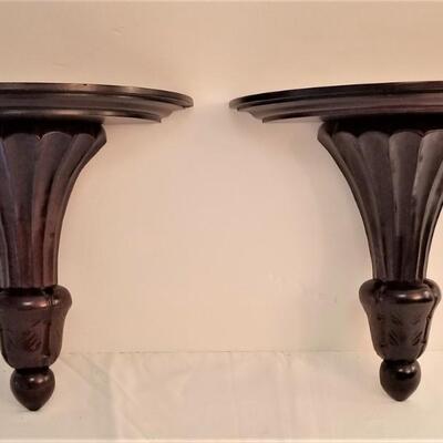 Lot #59  Pair of Bombay Company Wall Shelves/Sconces