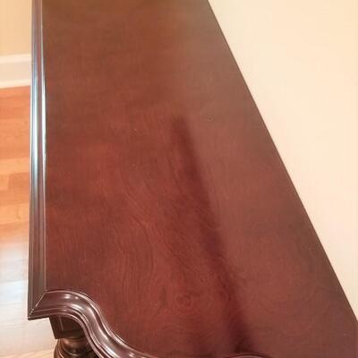 Lot #61  Very Nice Mahogany finish Sofa Table