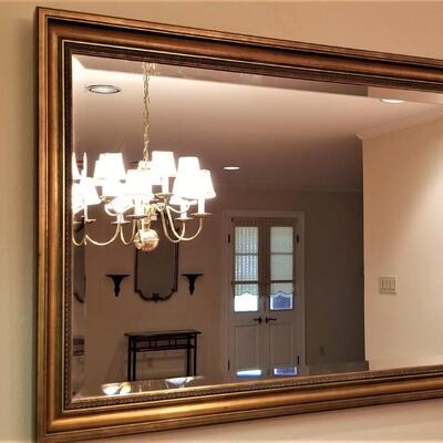 Lot #67  Beveled Wall Mirror