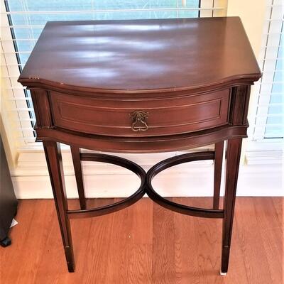Lot #71  Bombay Co. Small Side Table with Drawer