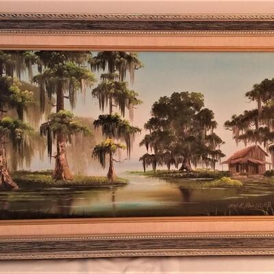 Lot #77  Original Oil on Canvas by Listed Artisit