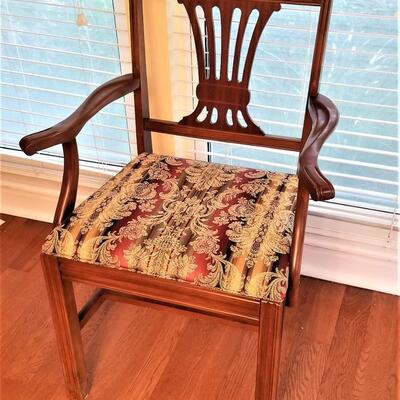 Lot #81  Traditional Armchair