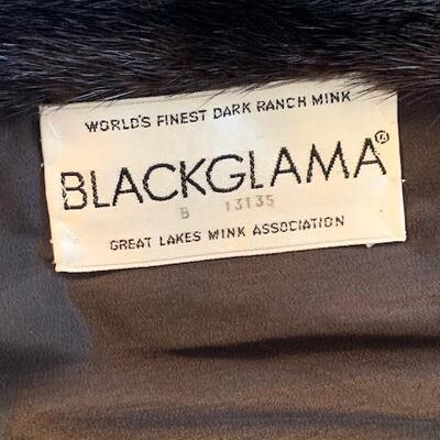 Lot 16 Fabulous Vintage BLACKGLAMA Mink Jacket 