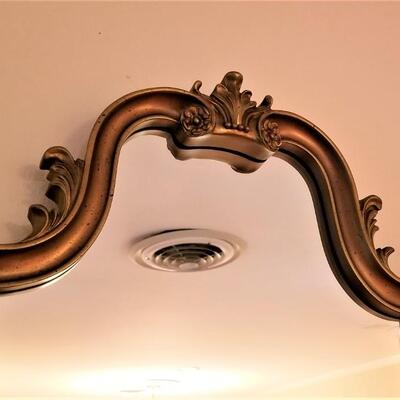 Lot #83  Lovely Wall Mirror - Burnt Gold frame
