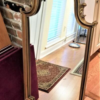 Lot #83  Lovely Wall Mirror - Burnt Gold frame