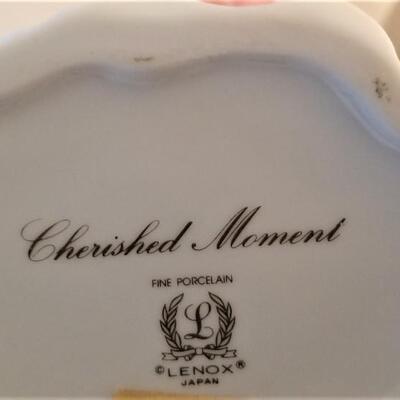 Lot #86  Two Lenox Figurines "Belle of the Ball" and "Cherished Moments"