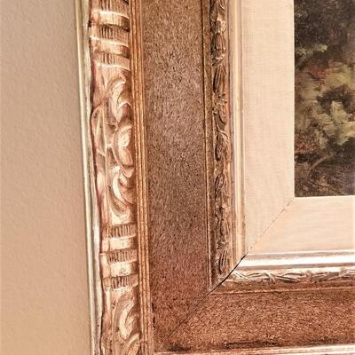 Lot #91  Very Attractive piece of Bombay Company wall art "Rue en Paves"