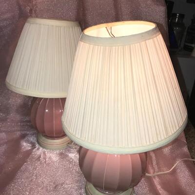 Mid Century Mod boudoir vanity lamps 