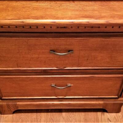 Lot #94  Lighted Bookcase unit with drawers