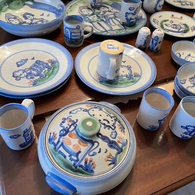 #105 M A Hadley Stoneware. Each piece is Unique 