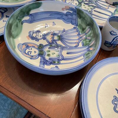 #105 M A Hadley Stoneware. Each piece is Unique 