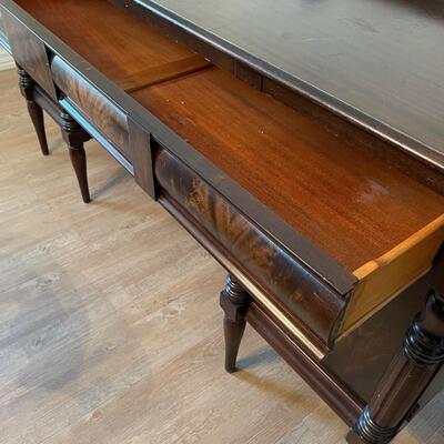 #106 Flame Mahogany Buffet, Hepplewhite Style, Original Finish