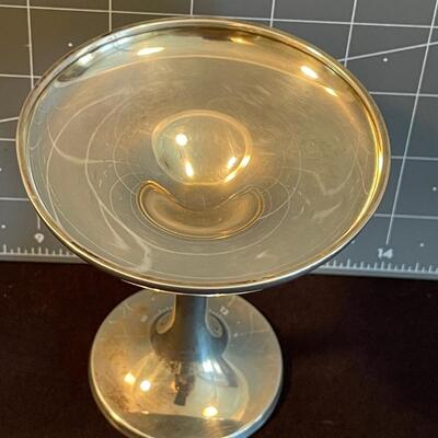 #126 Solid Sterling Footed Dish 