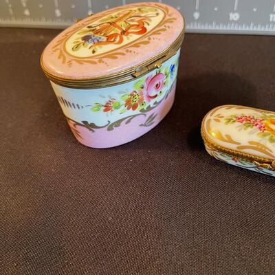 #128 (2) Limoges Boxes 