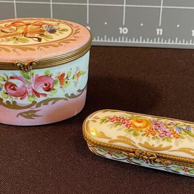 #128 (2) Limoges Boxes 