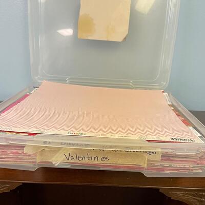 #154 B Case of Scrapbooking Paper - Valentines 