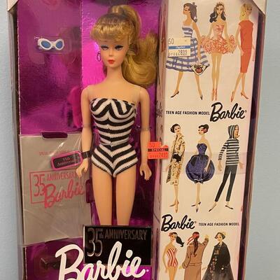 #175B 35th Anniversary of Barbie Original New in the Box Reproduction 
