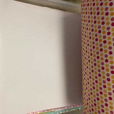 #178B 2 Trays of Scrapbooking Paper 