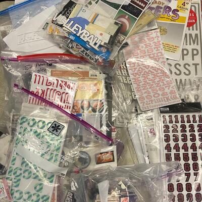 #179B Crafting Stickers, Letters and Numbers 
