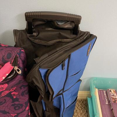 #182B  (2) Rolling Suit Cases