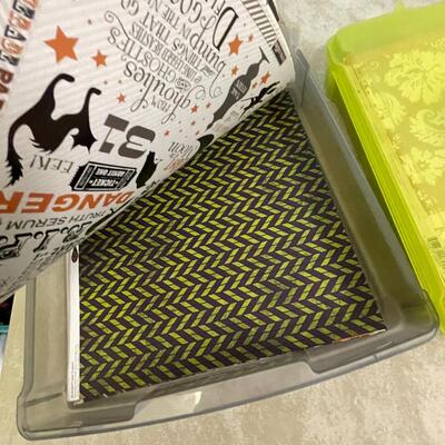 #186B 2 More Paper Trays - Halloween and Autumn 