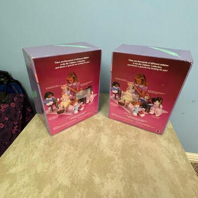 #189B (2) Pair of My Child Dolls New in Original Box 