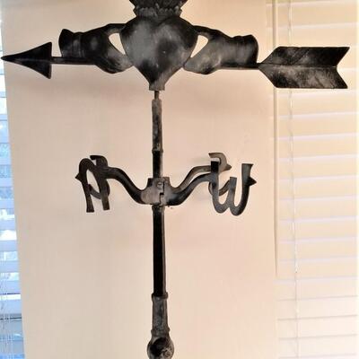 Lot #97  Decorative Contemporary Weather Vane - Cast Aluminum