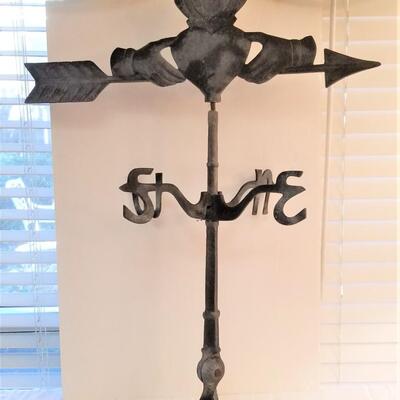 Lot #97  Decorative Contemporary Weather Vane - Cast Aluminum