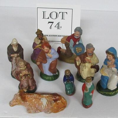 Vintage Nativity Pieces