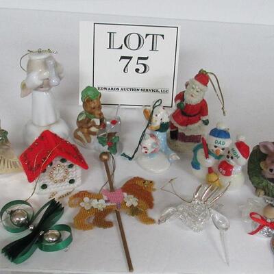 Lot of Contemporary Christmas Ornaments and Stuff