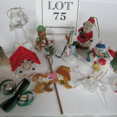 Lot of Contemporary Christmas Ornaments and Stuff