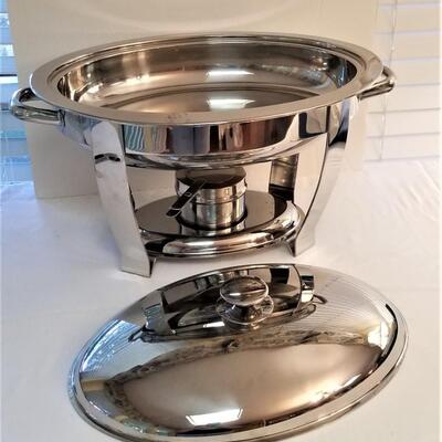 Lot #102  Never used Stainless Steel Chafing Dish