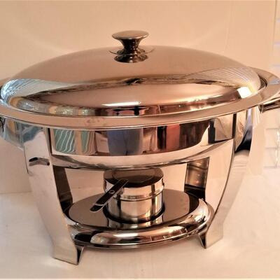 Lot #102  Never used Stainless Steel Chafing Dish