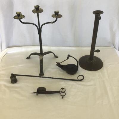 951-Hand-Forged Candle Snuffer, Etc