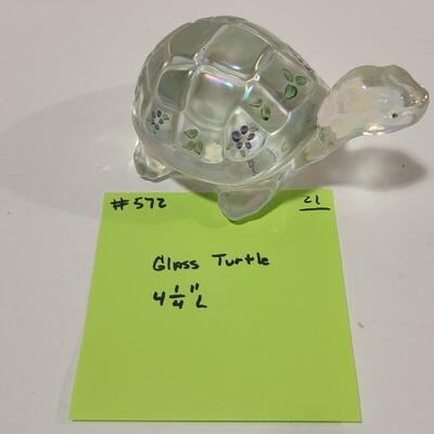 Fenton Glass Turtle -Item# 572