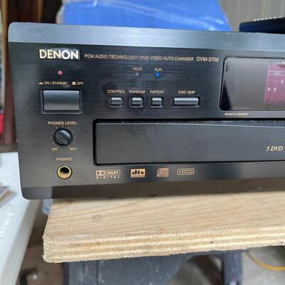 DENON 5 DVD Video Automatic Disc Loading System