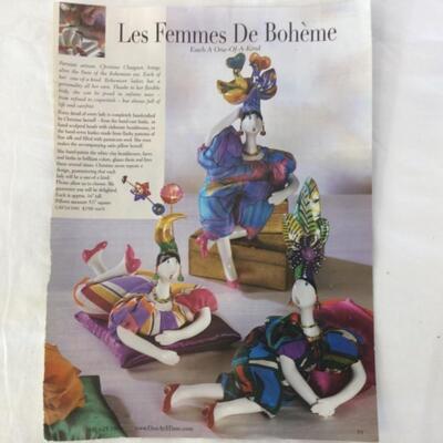 960-LesFemmes De Boheme by Christine Chaignot Dolls