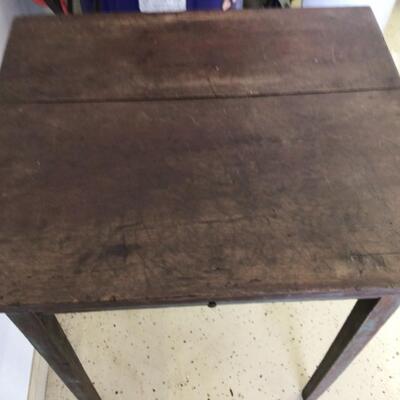 974-Primitive Mixed Woods Table