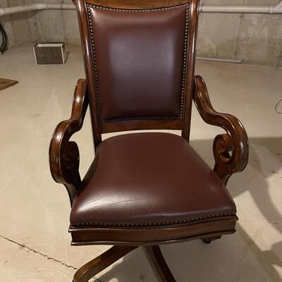 Beautiful leather desk chair