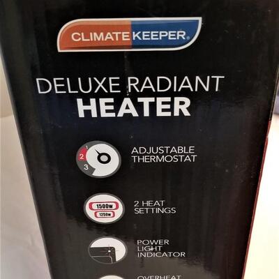 Lot #105  Climate Keeper Deluxe Radiant Heater - new in box