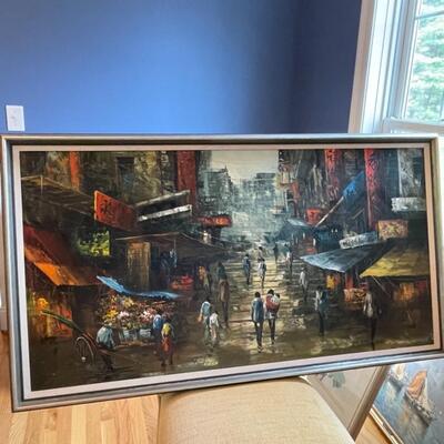 Tokyo oil painting