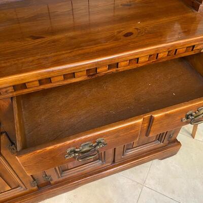 Link-Taylor Pilgrim Pine Buffet with hutch made in North Carolina