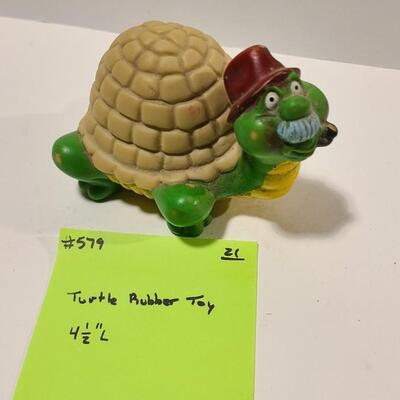 Turtle Rubber Toy -Item# 579
