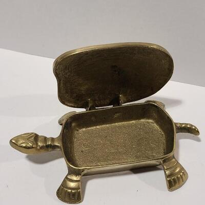  Brass / Metal Turtle with Lid -Item# 591