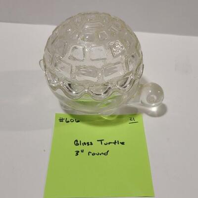2 piece Glass Turtle -Item# 606