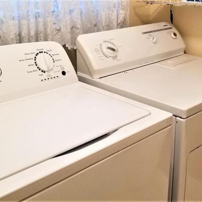 Lot #115  Kenmore Washer and Gas Dryer