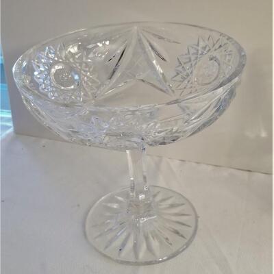 Lot #120  Crystal Lot - Compote, Pitcher and Waterford Trinket Box